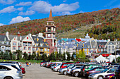 Mt. Tremblant resort village in autumn. Laurentians. Quebec. Canada.