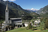 Church, Baceno. Valle Antigorio, Val dOssola. Piedmont, Italy