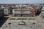 Italia, Lombardia, Milano, piazza Duomo