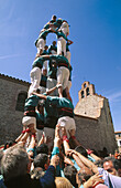 Castellers del Riberal, Catalan human tower builders. France