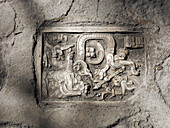 Maya glyph from Yucatan Peninsula, Mexico