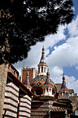 Art nouveau church of Sant Romà, Lloret de Mar. Girona province, Catalonia, Spain