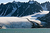 Monaco Gletscher, Liefdefjorden, Spitzbergen, Norwegen