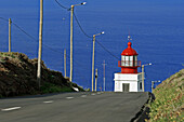 Ligthouse on Ponta do Pargo. Portugal. Madeira