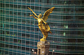 Angel statue, Independence Monument in Avenida de la Reforma, Mexico City. Mexico D.F., Mexico