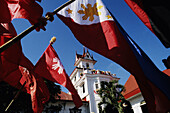 Philippine flags at the Hundred year anniversary of the independence of Philippines