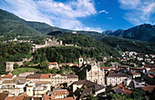 View from Castelgrande, Bellinzona. Ticino, Switzerland