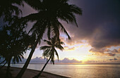 Sunrise in Huahine. French Polynesia