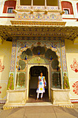 The Peacock Gate, The City Palace, Jaipur, Rajasthan, India