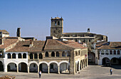 Main square. Garrovillas. Cáceres province. Extremadura. Spain.