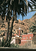 Tafraoute region. Mosque. Morocco.