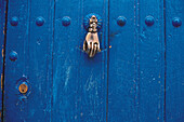 Blue door. Morocco.