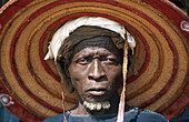 Portrait of Dogon man. Dogon country. Mali.