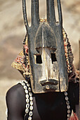 Mourning ceremony. Dogon country. Mali.