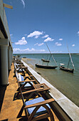 Peponi Hotel in Shela coastline. Lamu Island. Indian Ocean Coast. Kenya.