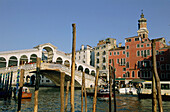 Rialto Bridge and Grand Canal, Venice. Veneto, Italy