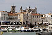 Harbour. Saint-Martin. Ile de Ré. Charente-Maritime. Poitou Charentes. France.