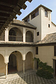 Courtyard of the Daralhorra Palace. Albayzín, Granada. Andalusia, Spain