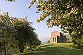 Santa Cristina de Lena pre-Romanesque church, Pola de Lena. Asturias, Spain