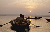 Sunrise. Ganges River. Varanasi. India