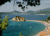 Sveti Stefan near Budva, Montenegro