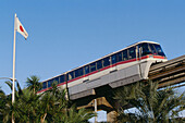 Zuverlässige Einschienenbahn, Tokio, Japan, Asien