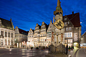 Bremen Roland in market square, Bremen, Germany