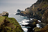 Europe, England, Cornwall, Old tin mines near Botallack