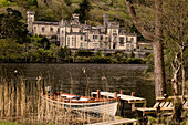 Schloss am Seeufer, County, Irland, Europa