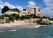 Castle of Tamarit (11th century). Tarragonès, Costa Daurada. Tarragona province, Catalonia, Spain