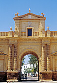 Córdoba door. Carmona. Sevilla province. Andalucia. Spain.