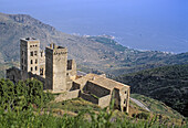 Sant Pere de Rodes monastery. Port de la Selva. Girona province. Catalunya. Spain.