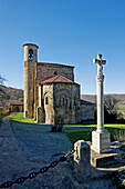 Romanesque church, San Martín de Elines. Valderredible, Cantabria, Spain