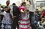 St. Germain-des-Prés, Fête de la Musique, music festival, Flamenco dansers, Paris. France