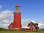 Bovbjerg lighthouse in Bovbjerg Western Jutland, Denmark, Scandinavia.