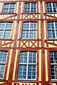 Ancient house. Rouen. High Normandy. France.