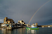 Rainbow. Castro Urdiales. Cantabria. Spain.
