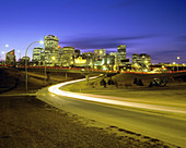 City Skyline at Night, Edmonton, Alberta, Canada