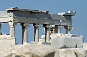 Columns of the Erechtheion. Acropolis. Athens. Greece