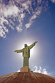 Christ statue on Pico Isabel de Torres, Puerto Plata, Dominican Republic