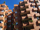 Building by J. A. Coderch de Sentmenat. Sarriá. Barcelona, Catalonia, Spain.
