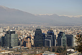 Financial district of Santiago, Chile