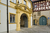 Bamberg, Bayern, Bavaria, Germany, world cultural heritage, Architecture, Franz Friedrich von Greiffenclau-Vollraths, build 1705/6, Barock, Domherrenhof