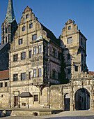 Bamberg, Bayern, Bavaria, Germany, world cultural heritage, Architecture, Alte Hofhaltung, 15th c.