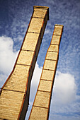 Chimneys. Monasterio de la Cartuja charterhouse. Sevilla. Spain