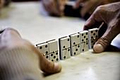 Domino game. Catalonia. Spain.