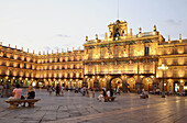 Town Hall in Main Square, Salamanca. Castilla-León, Spain