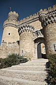 Castillo de los Mendoza, Manzanares el Real, Comunidad de Madrid. Spain.