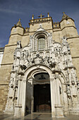 Holy Cross Church in Praça 8 de Maio, Coimbra. Beira Litoral, Portugal
