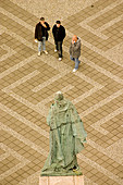 Leif Eriksson Monument seen from the cathedral. Reykjavik. Iceland